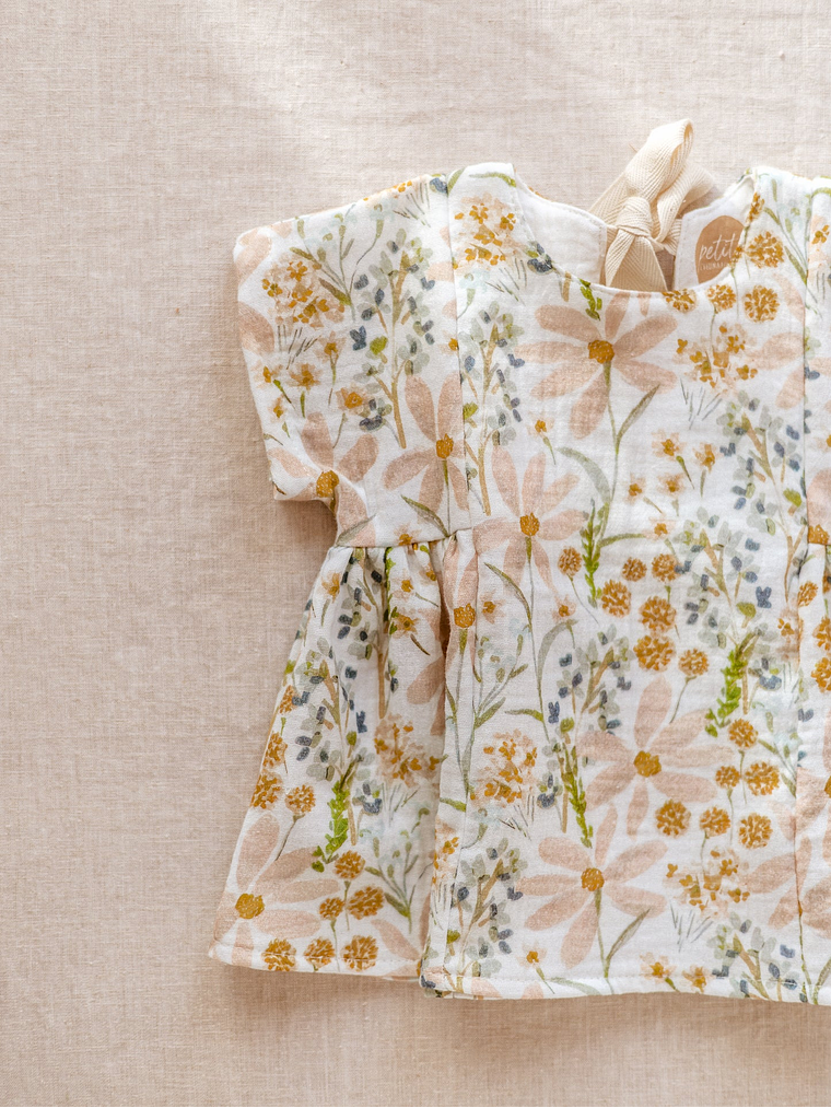 Vestido Wavy Marfim Floral 4