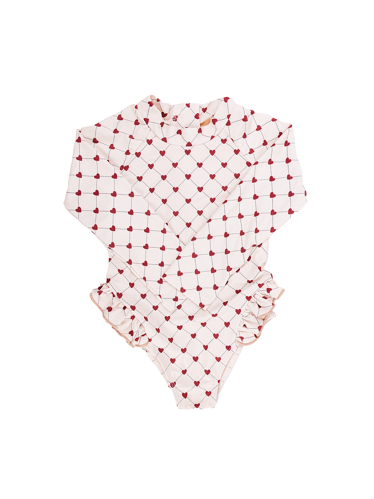 Fato de Banho Mare Benedita Corações 1