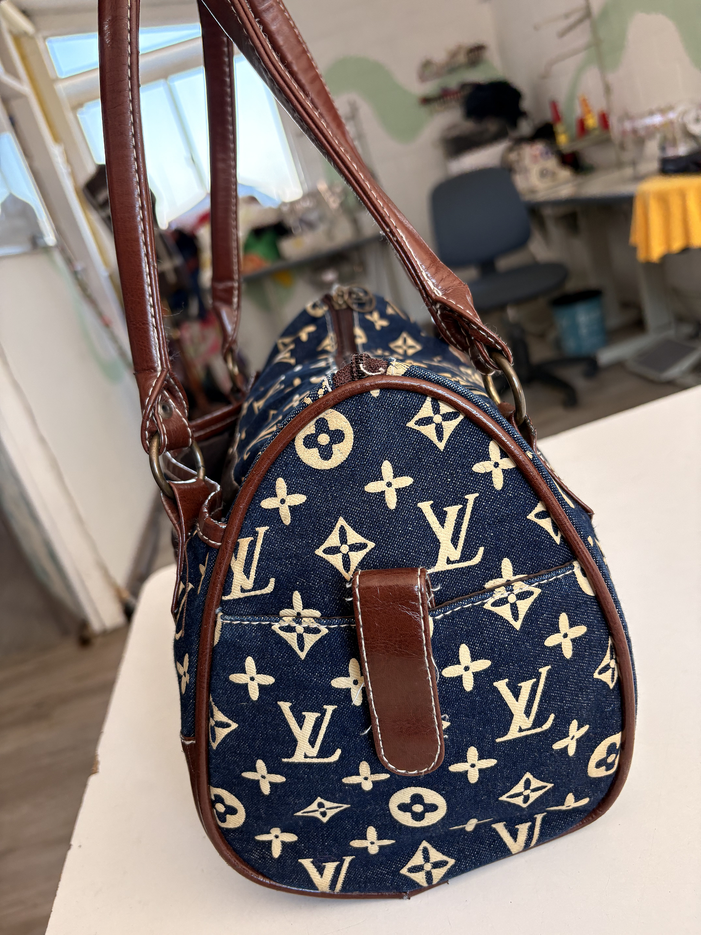 LV Monogram Denim Bag 3