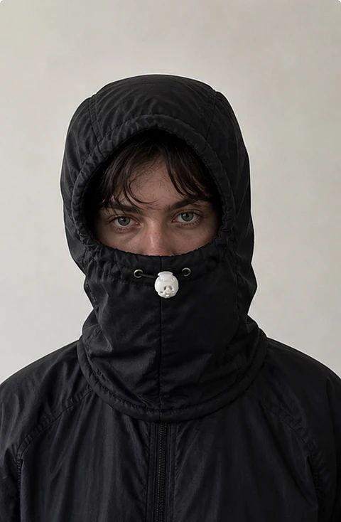 BLACK CLOUD HOOD ☁️🖤