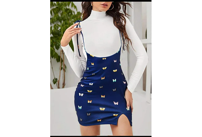 VESTIDO DE TIRANTES PARA MUJER MODEL#X4