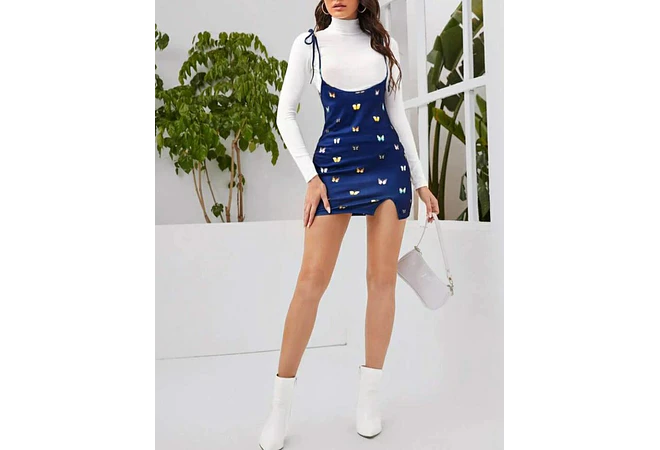 VESTIDO DE TIRANTES PARA MUJER MODEL#X4