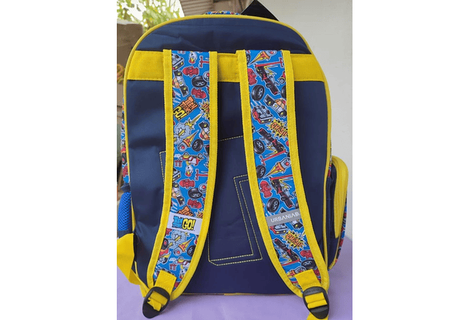 MOCHILA ORIGINAL PARA PRIMARIA, TEEN GO! TITANS MODELO#TN0038MB