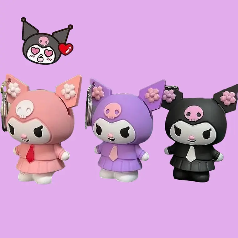 ENCENDEDOR KAWAII RECARGABLE DISEÑO KUROMI 1