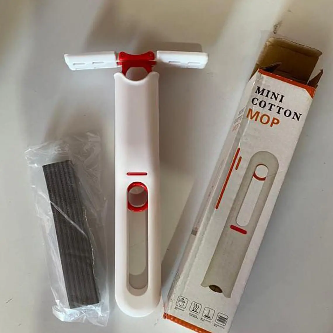   MINI TRAPEADOR PORTATIL AUTOAPRETABLE💦 9
