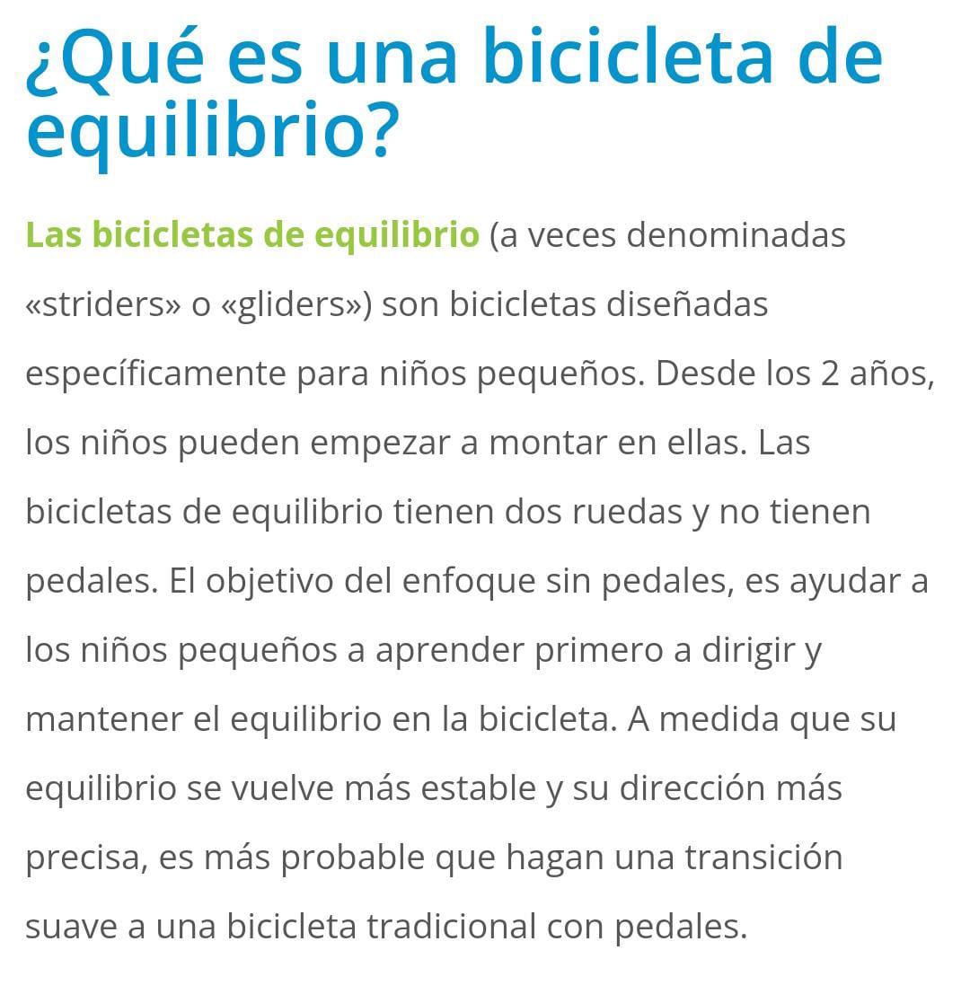 OFERA¡ BICICLETA DE EQUILIBRIO SIN PEDALES #MOD BIC