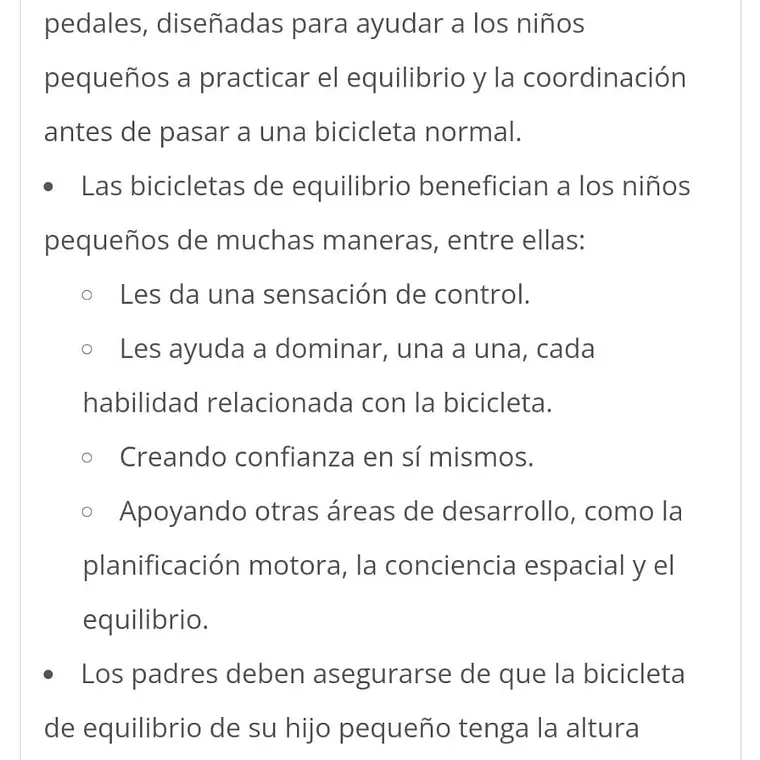  OFERA¡ BICICLETA DE EQUILIBRIO SIN PEDALES #MOD BIC 12