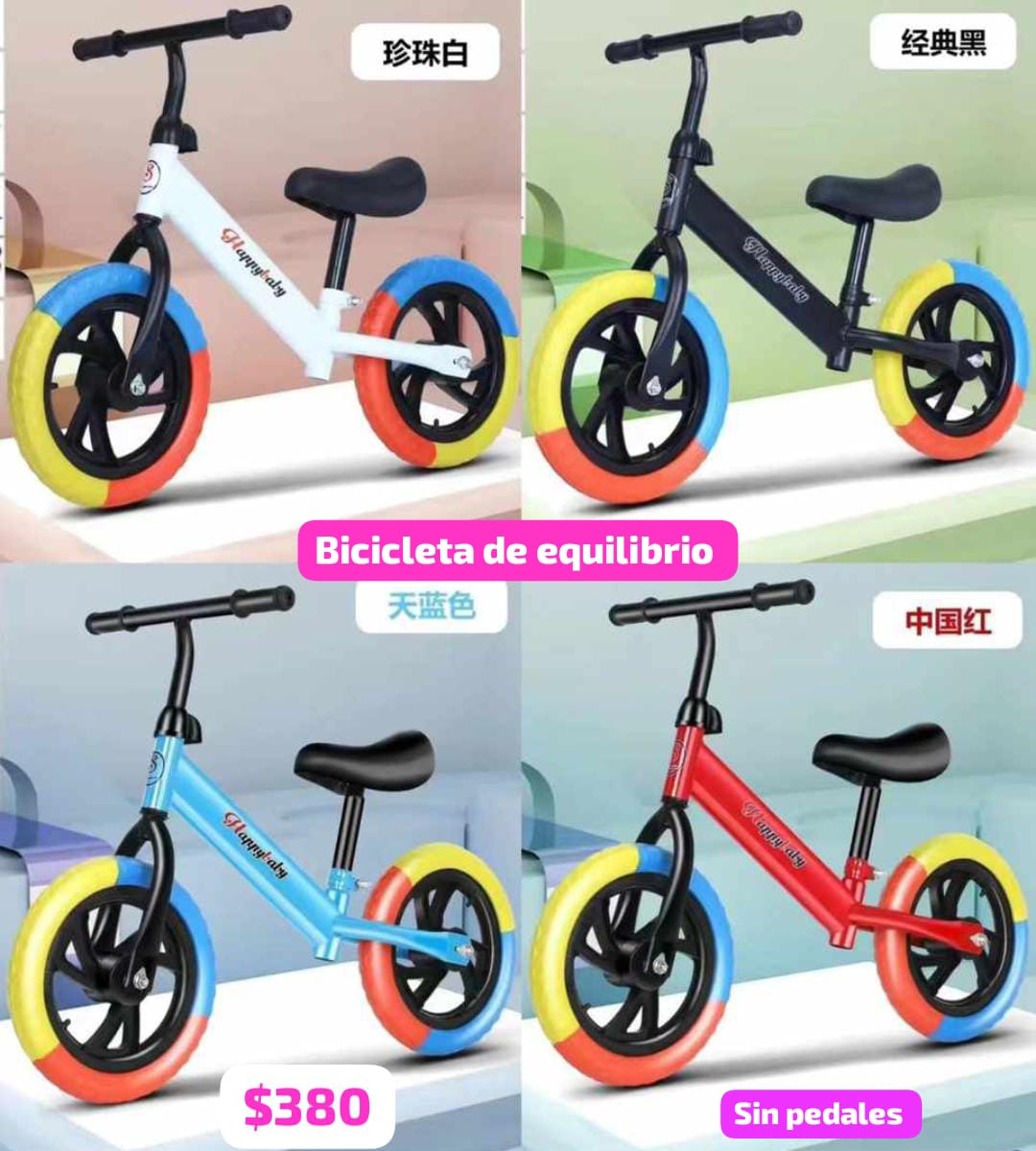 OFERA¡ BICICLETA DE EQUILIBRIO SIN PEDALES #MOD BIC