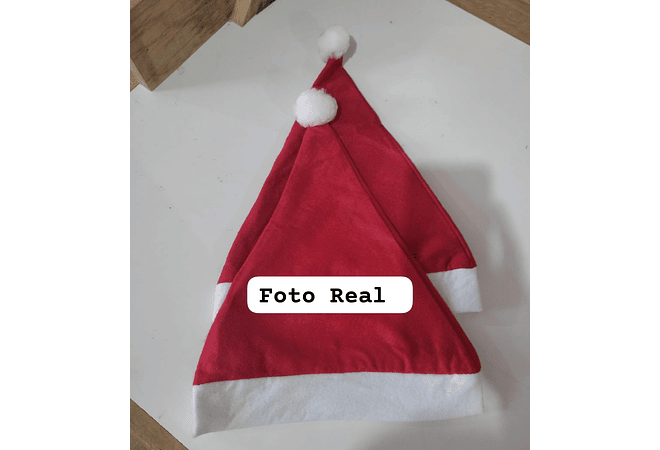 DOCENA  DE GORRO SANTA CLAUS LISOS MOD#YHMZ-03 REINGRESO 
