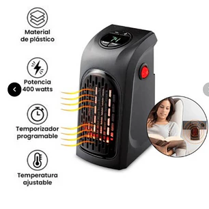 OFERTA! MINI CALEFACTOR ELÉCTRICO MOD#CLN (CAJA ROJA)