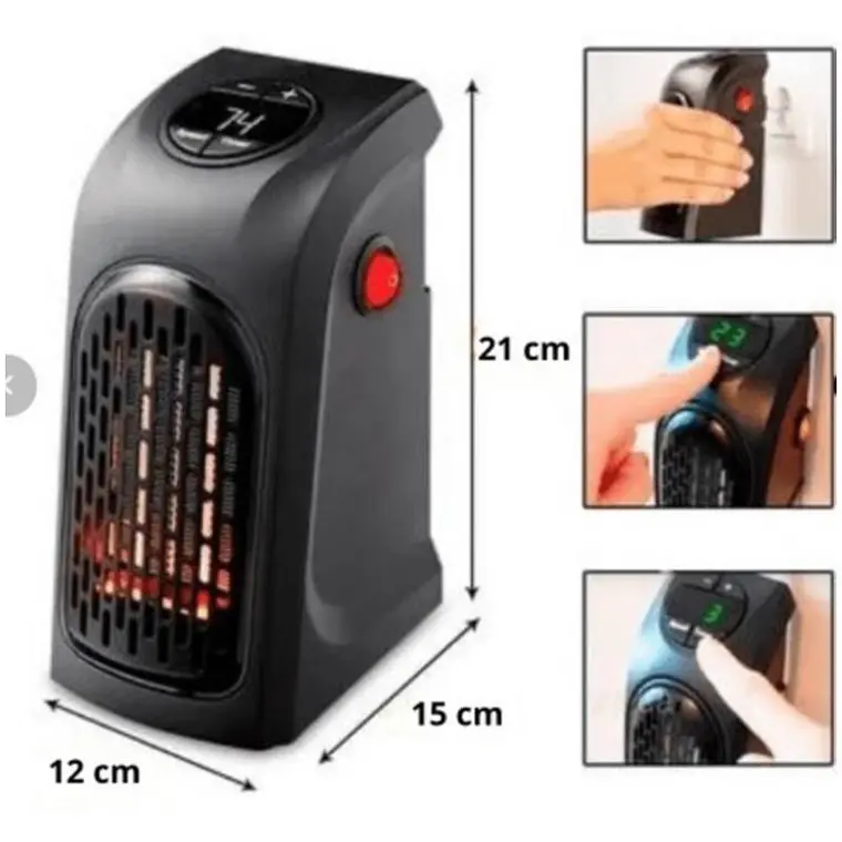 OFERTA! MINI CALEFACTOR ELÉCTRICO MOD#CLN (CAJA ROJA) 3