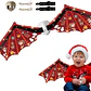 ¡OFERTA ! ALAS DE DRAGON ESTAMPADO NAVIDEÑO CON LUZ LED  MOD#949-120 - Miniatura 3