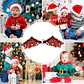 ¡OFERTA ! ALAS DE DRAGON ESTAMPADO NAVIDEÑO CON LUZ LED  MOD#949-120 - Miniatura 4