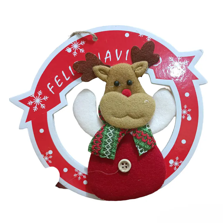 1PZ COLGANTE REDONDO NAVIDEÑOS MOD#3T03 3