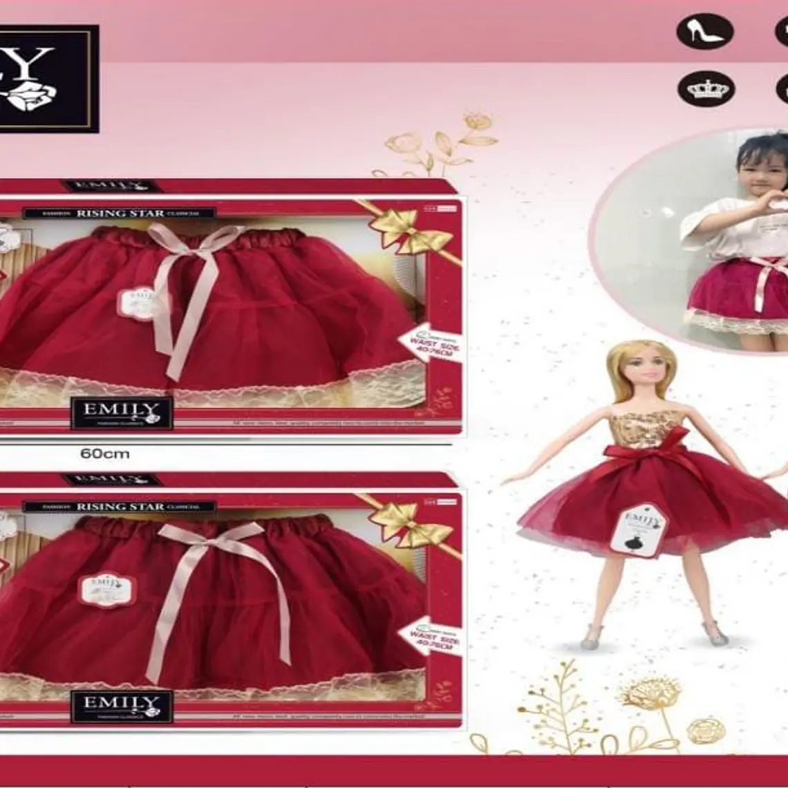 MUÑECA EMILY CAJA GRANDE MOD#TT94234K 2