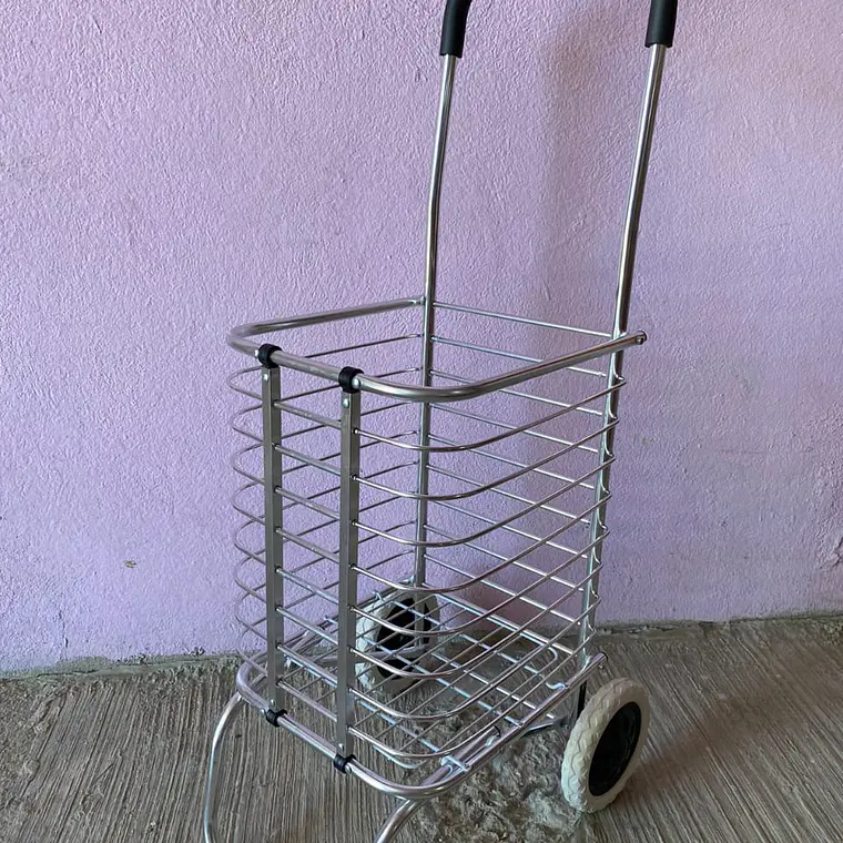 CARRITO DE ALUMINIO  MULTIFUNCIONAL PARA LAS COMPRAS MOD#101 4