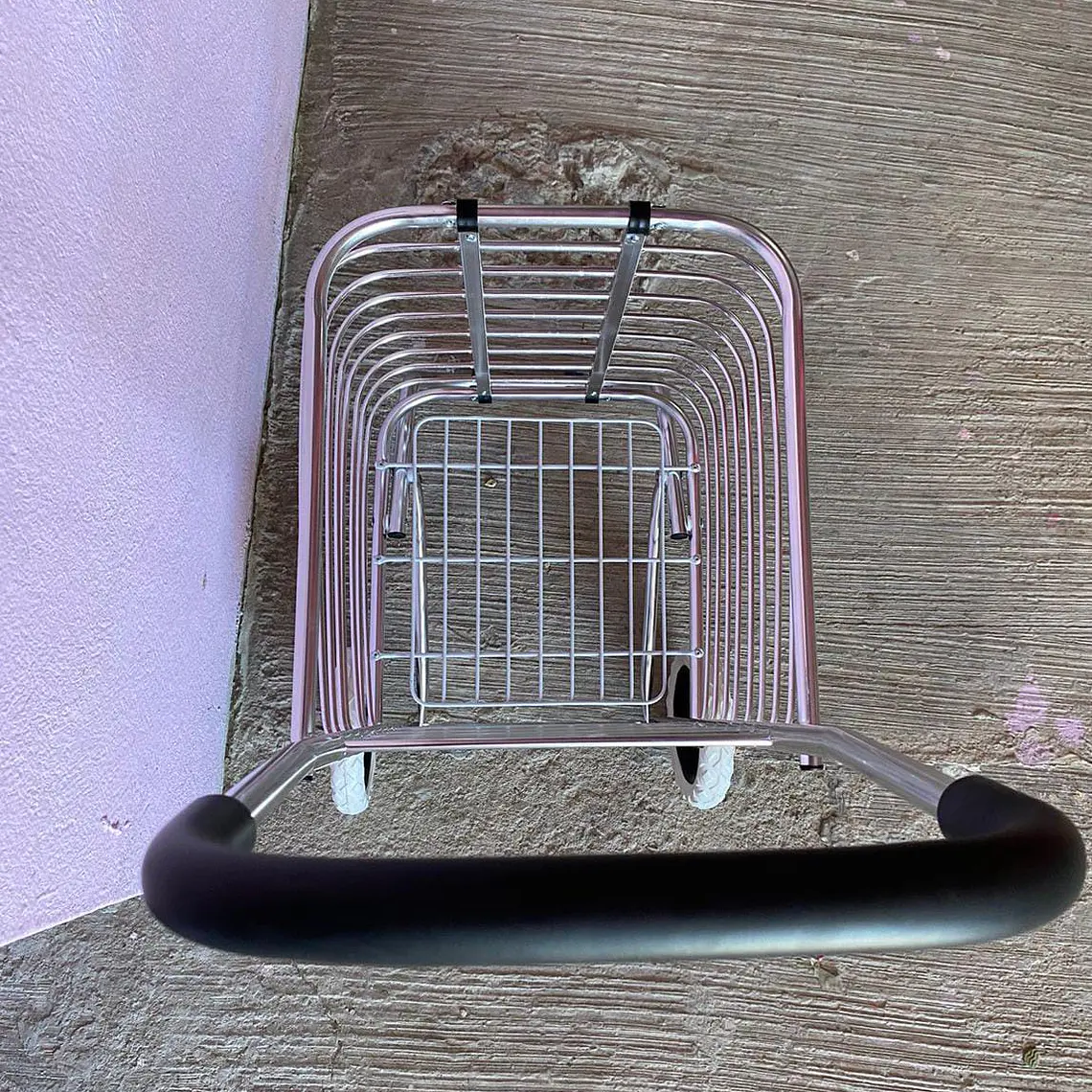 CARRITO DE ALUMINIO  MULTIFUNCIONAL PARA LAS COMPRAS MOD#101 6