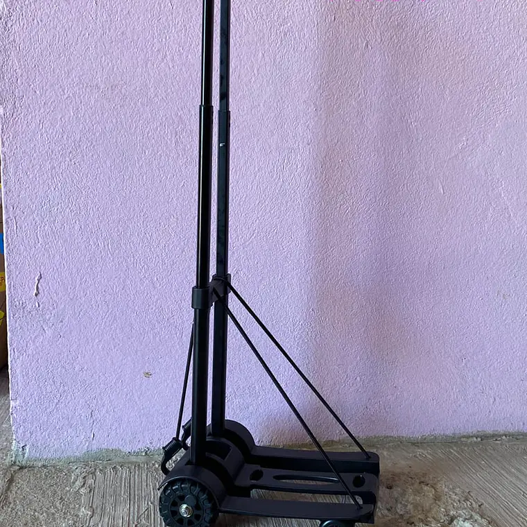 CARRO TIPO DIABLITO PLEGABLE DE  MANO  NEGRO MOD#703 7