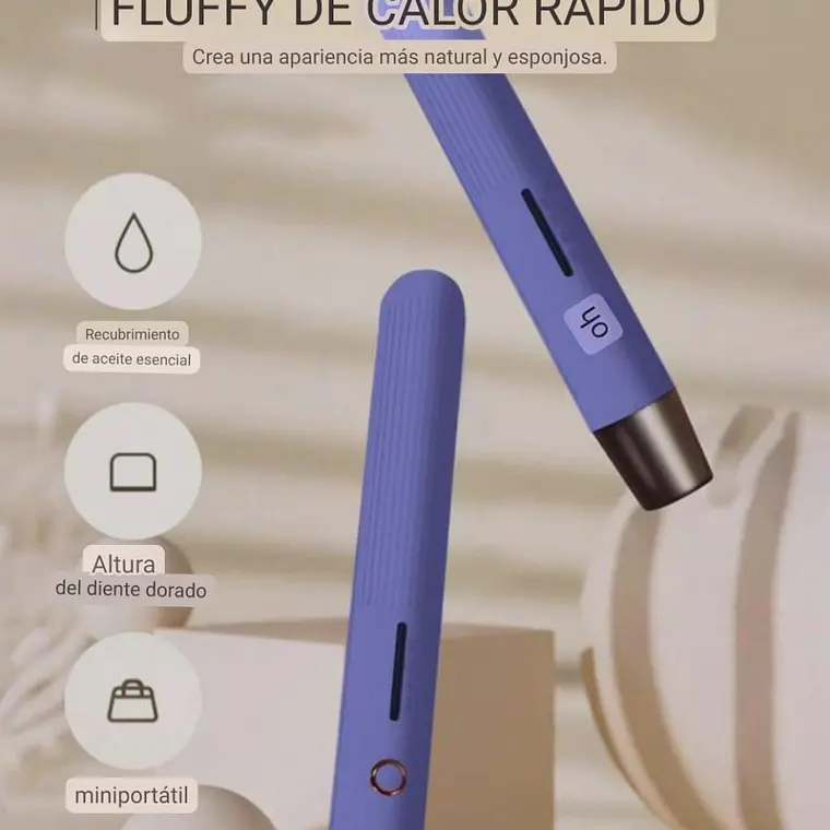 MINI PLANCHA PARA RIZAR EL CABELLO MOD#PZE 4