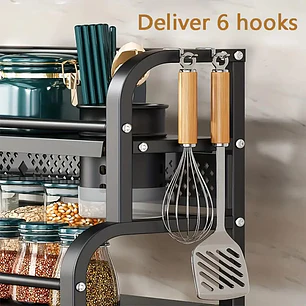 REJILLA PARA CONDIMENTOS DE COCINA  2 NIVELES SEASONING RACK MOD #A