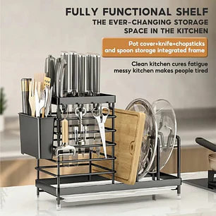 ESTANTE DE ALMACENAMIENTO DE COCINA  KITCHEN RACKS MULTIFUNCIONAL MOD #E