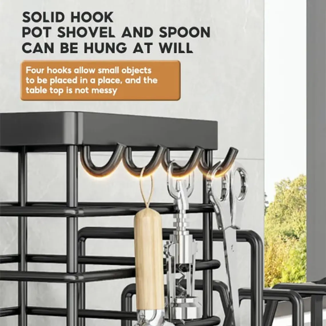 ESTANTE DE ALMACENAMIENTO DE COCINA  KITCHEN RACKS MULTIFUNCIONAL MOD #E 2