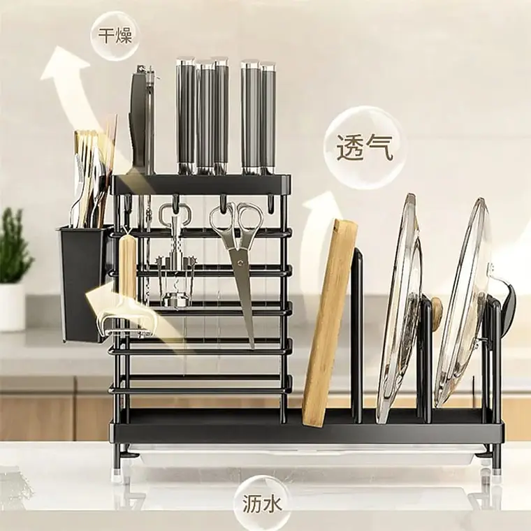 ESTANTE DE ALMACENAMIENTO DE COCINA  KITCHEN RACKS MULTIFUNCIONAL MOD #E 5
