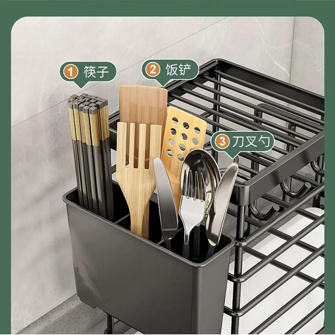 ESTANTE DE ALMACENAMIENTO DE COCINA  KITCHEN RACKS MULTIFUNCIONAL MOD #E 8