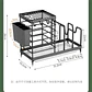 ESTANTE DE ALMACENAMIENTO DE COCINA  KITCHEN RACKS MULTIFUNCIONAL MOD #E - Miniatura 9