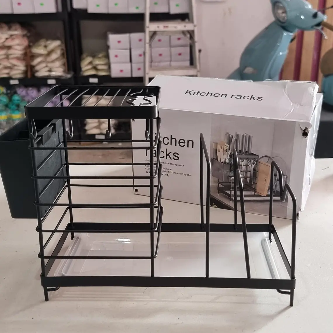 ESTANTE DE ALMACENAMIENTO DE COCINA  KITCHEN RACKS MULTIFUNCIONAL MOD #E 12