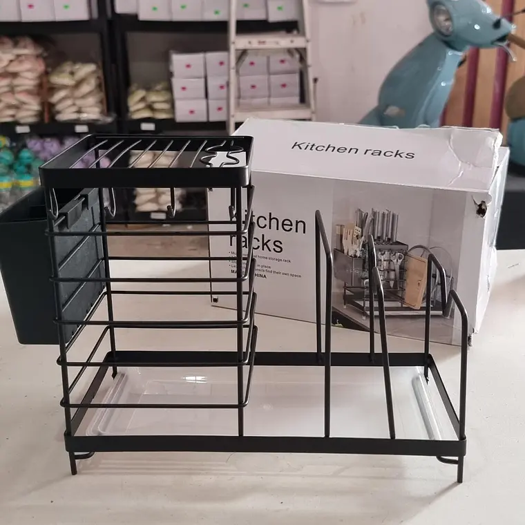 ESTANTE DE ALMACENAMIENTO DE COCINA  KITCHEN RACKS MULTIFUNCIONAL MOD #E 12