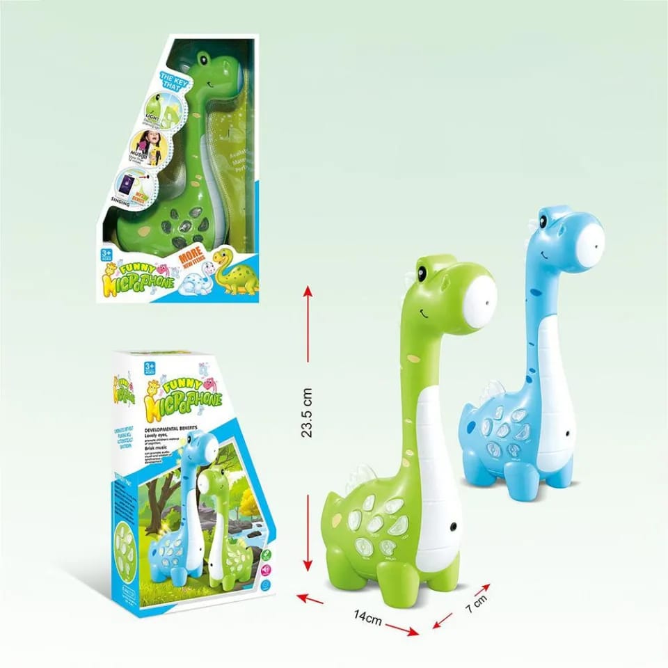 MICRÓFONO DINO O JIRAFA GRABA Y REPITE MOD #10813 REINGRESO