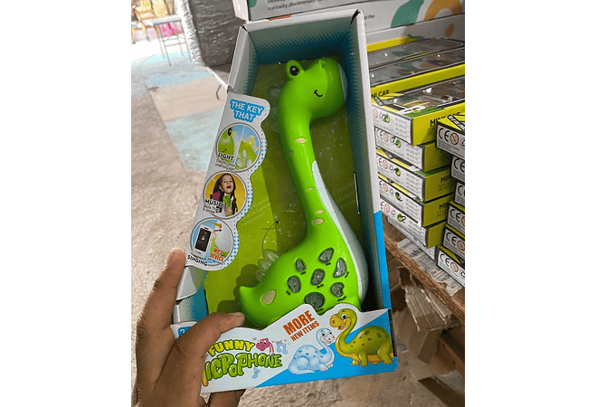 MICRÓFONO DINO O JIRAFA GRABA Y REPITE MOD #10813 REINGRESO