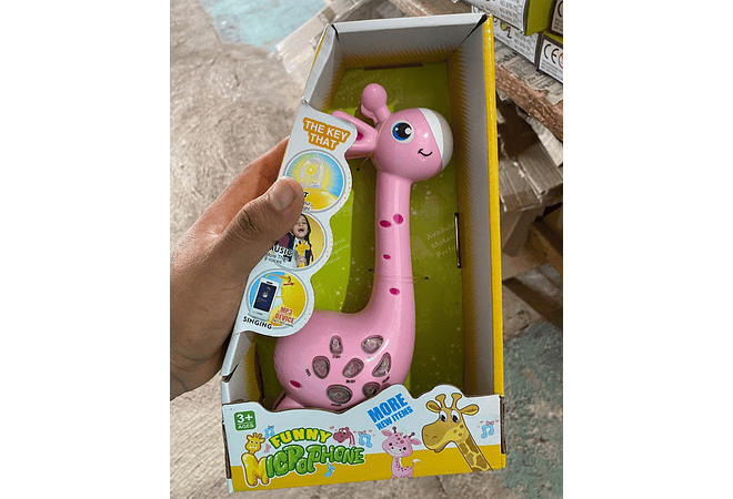 MICRÓFONO DINO O JIRAFA GRABA Y REPITE MOD #10813 REINGRESO