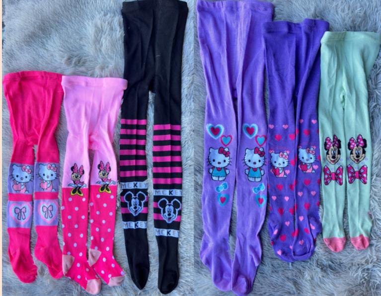 MEDIAS PERSONAJES PARA NIÑAS MOD#CAZ2 TALLA Y COLOR AL AZAR