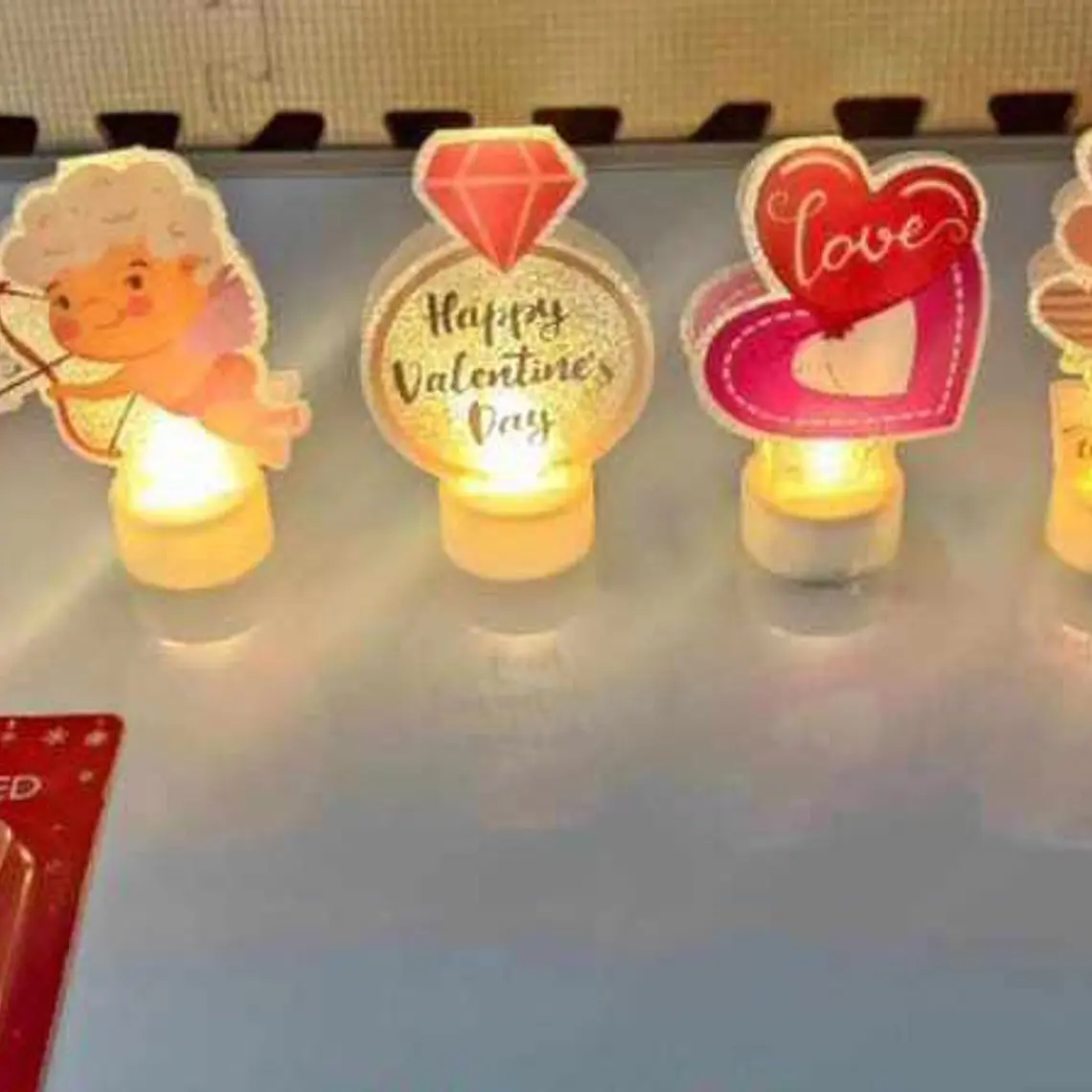  VELA DE SAN VALENTÍN CON LUZ LED MOD#LAV 5