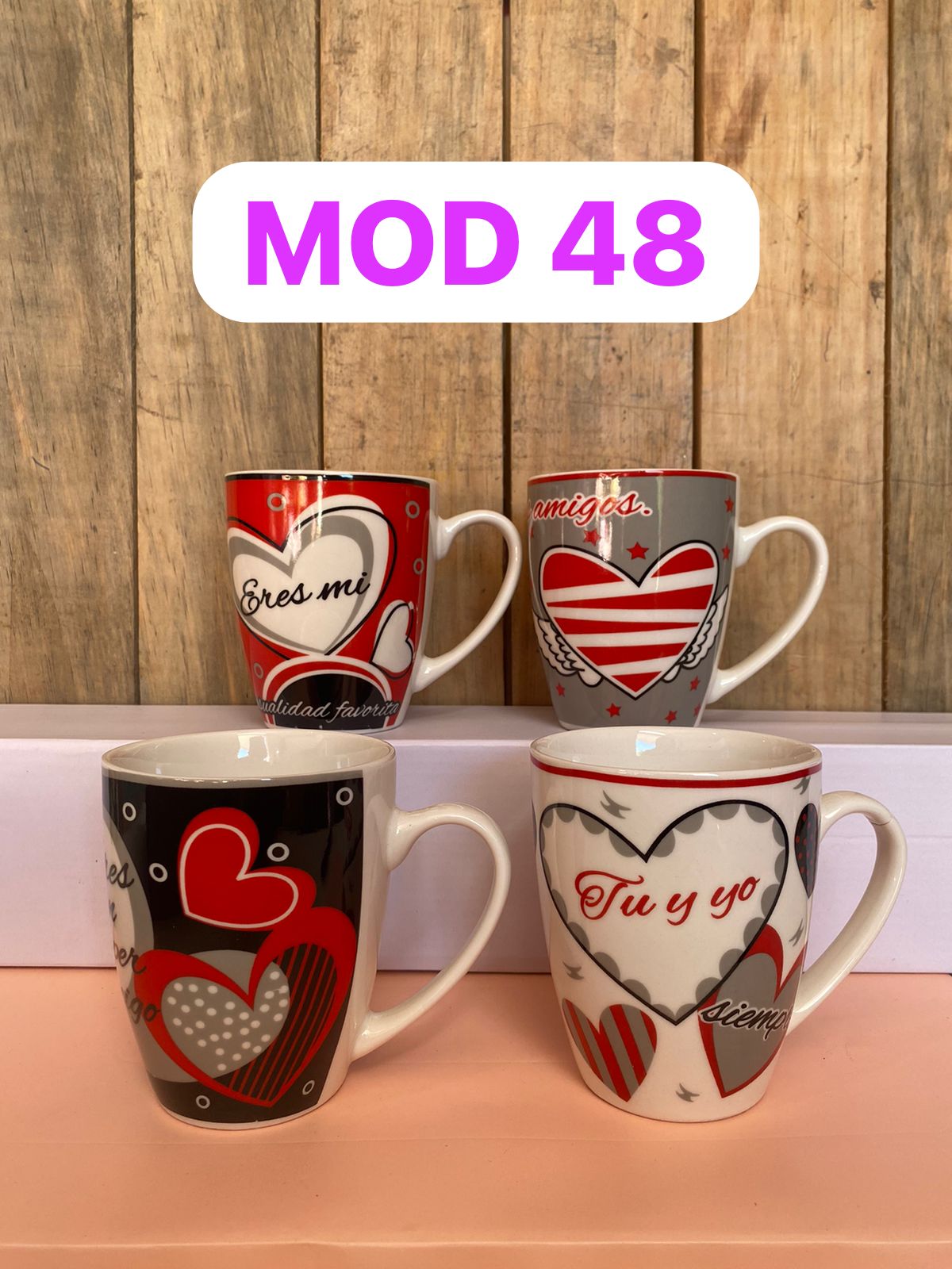 💕DOCENA TAZAS AMOR Y AMISTAD💕👩🏾🤝👨🏼