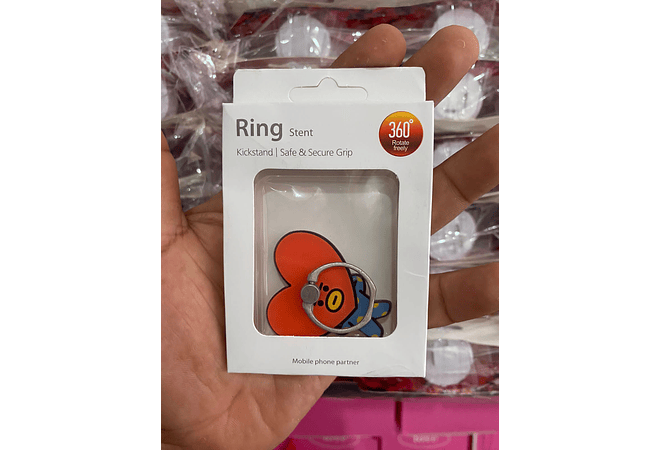  DOCENA RING PARA CELULAR DISEÑO BTS MOD#XQ-22F-172