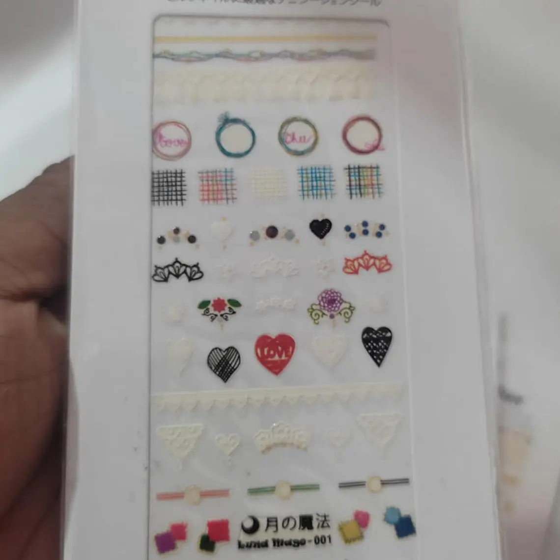 PAQ 3 PLANTILLAS CON STICKERS 3D PARA DECORAR UÑAS 4