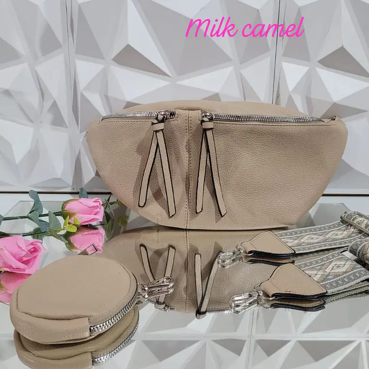 CANGURO-BANDOLERA GRANDE CON MONEDERITO UNISEX MOD#24010 9