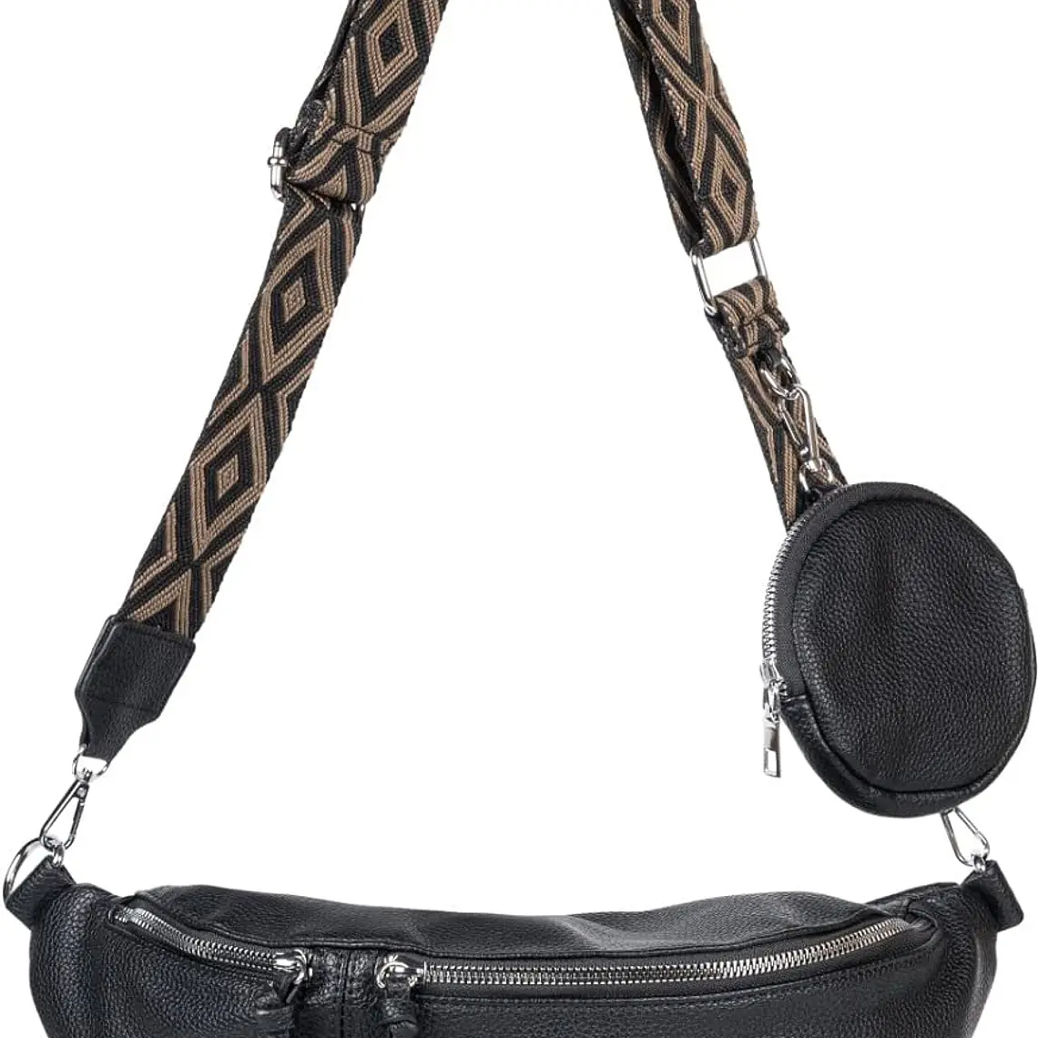 CANGURO-BANDOLERA GRANDE CON MONEDERITO UNISEX MOD#24010 16