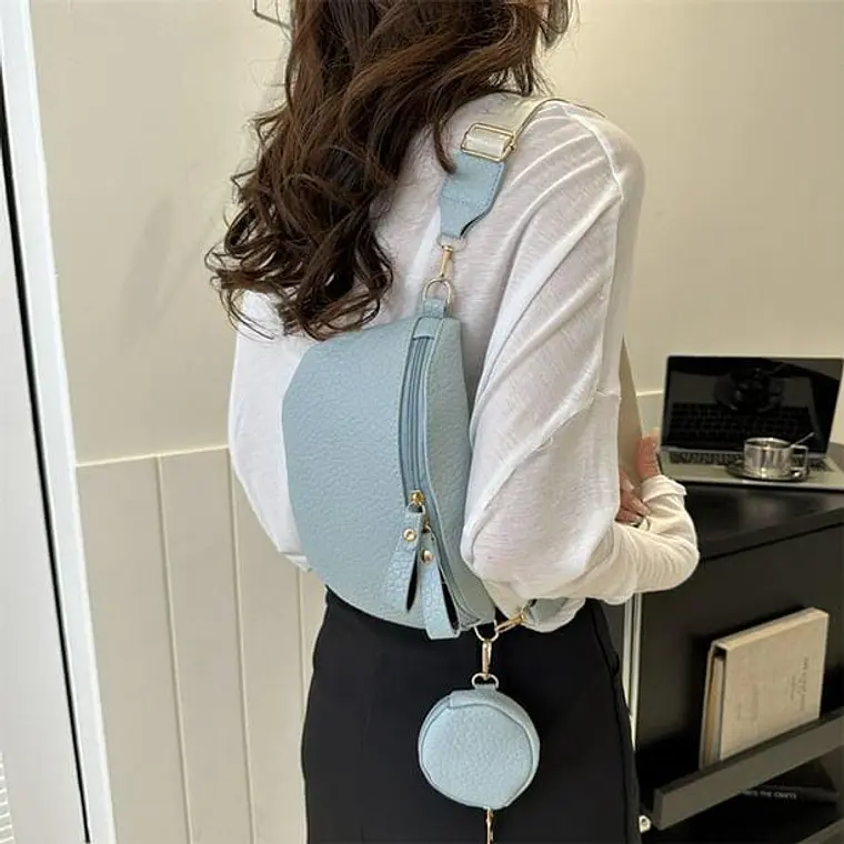 CANGURO-BANDOLERA GRANDE CON MONEDERITO UNISEX MOD#24010 20