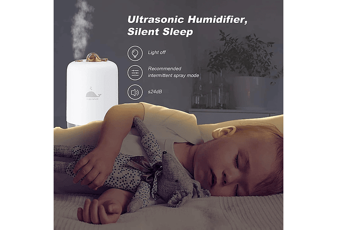 MINI HUMIDIFICADOR BALLENITA MOD #V5-Q806