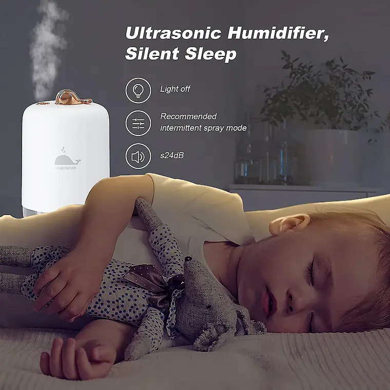 MINI HUMIDIFICADOR BALLENITA MOD #V5-Q806 6