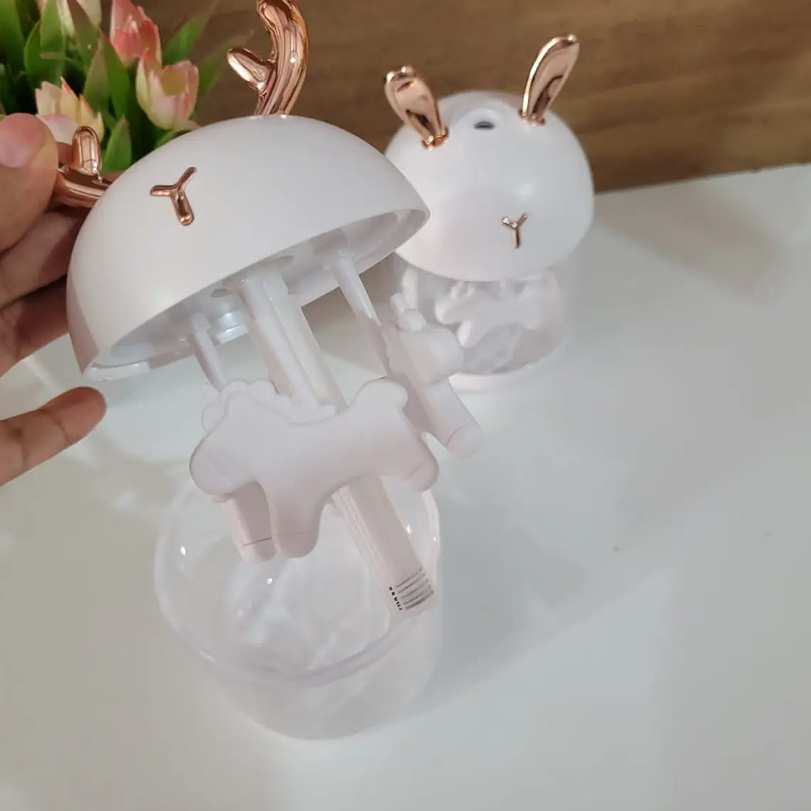 MINI HUMIDIFICADOR OREJITAS DE CONEJO Y VENADO MOD #K5 REINGRESO 8