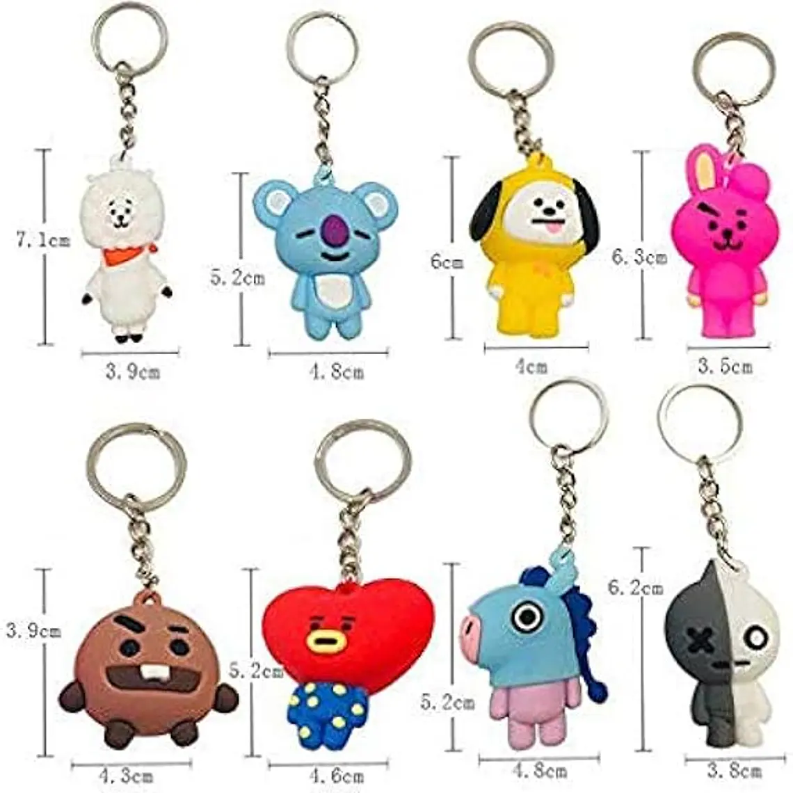 PAQ 4 LLAVERITOS BTS MOD#YS-02 7