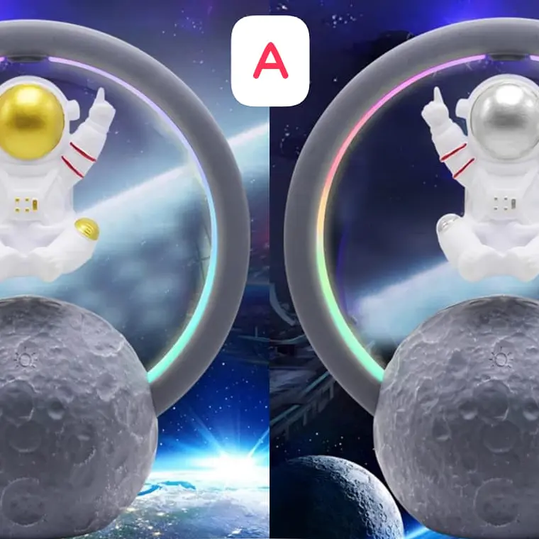 BOCINA/RADIO DISEÑO ASTRONAUTA SUSPENDIDO MOD#Y-598 2