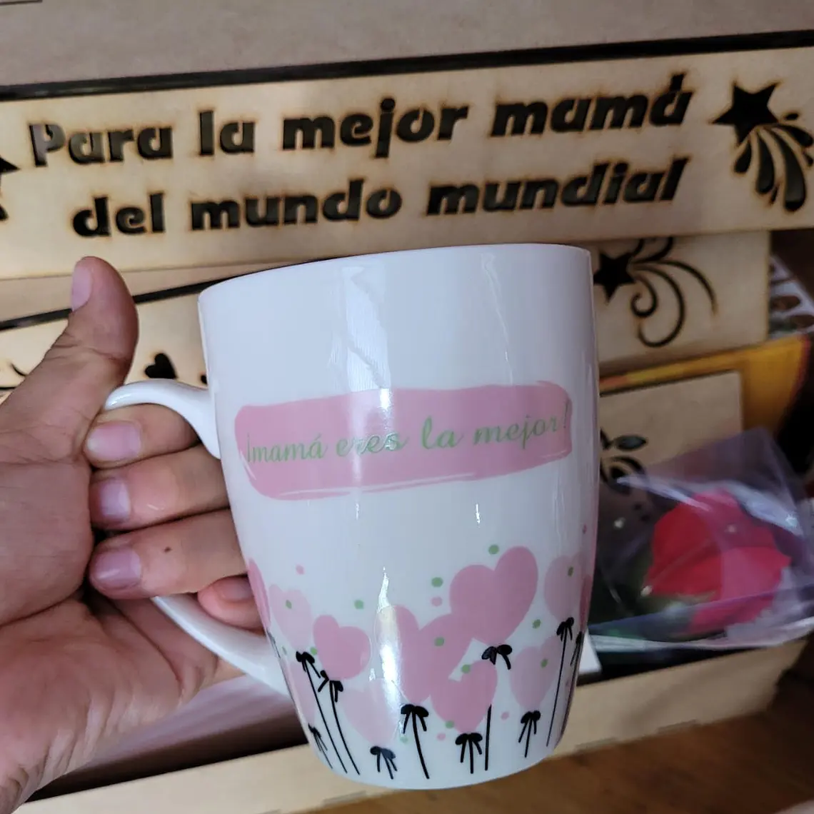 DOCENA TAZAS FELIZ DIA MAMÁ 🌸🤱🏾 21