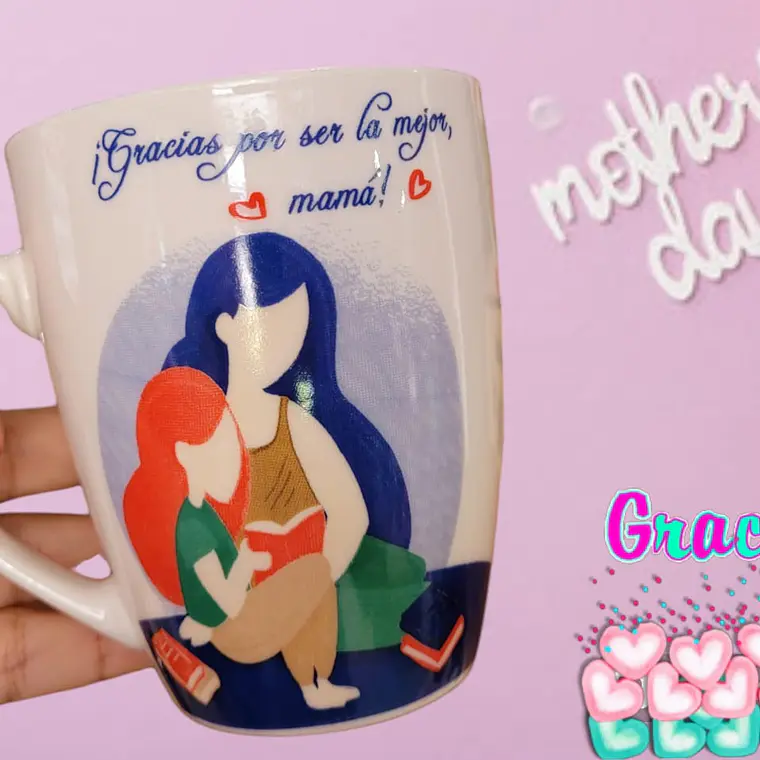 DOCENA TAZAS FELIZ DIA MAMÁ 🌸🤱🏾 13
