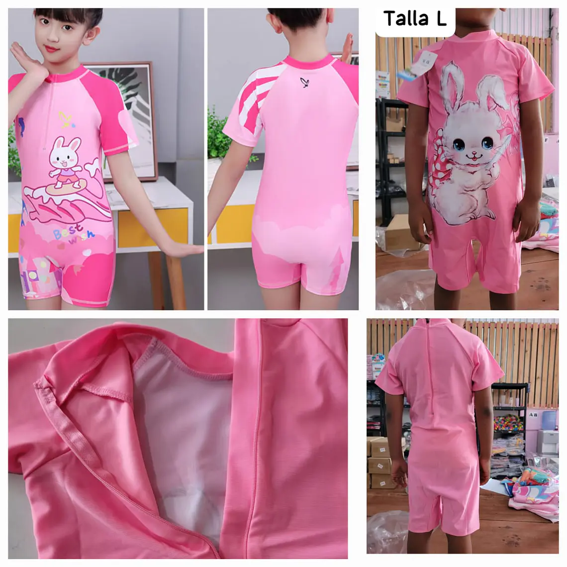 TRAJE DE BAÑO INFANTIL PARA NIÑA MOD #8905-2 1